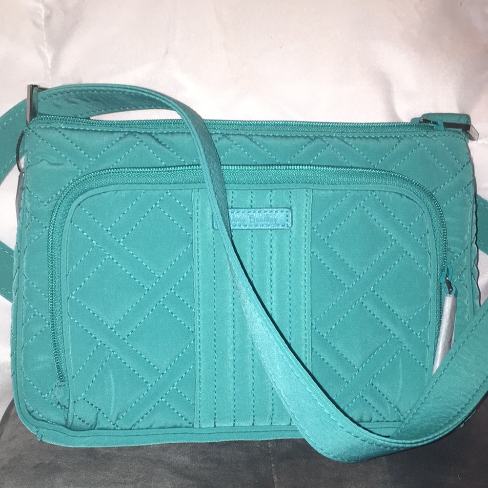 NWT Vera Bradley little hipster bag in turquoise